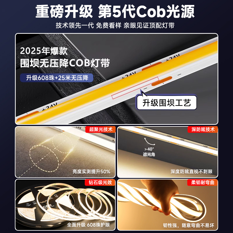 任意折弯弧形铝槽线形灯嵌入式灯带预埋线性灯槽圆弧可弯曲靓家星|undefined