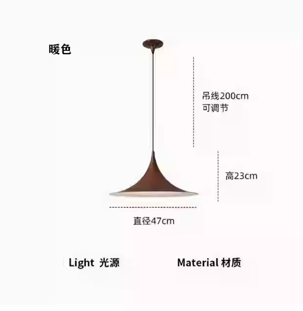 Decoración japonesa creativa de bronce de nuez de boda ventanas cafetería cabecera lámpara de dormitorio lámpara de comedor