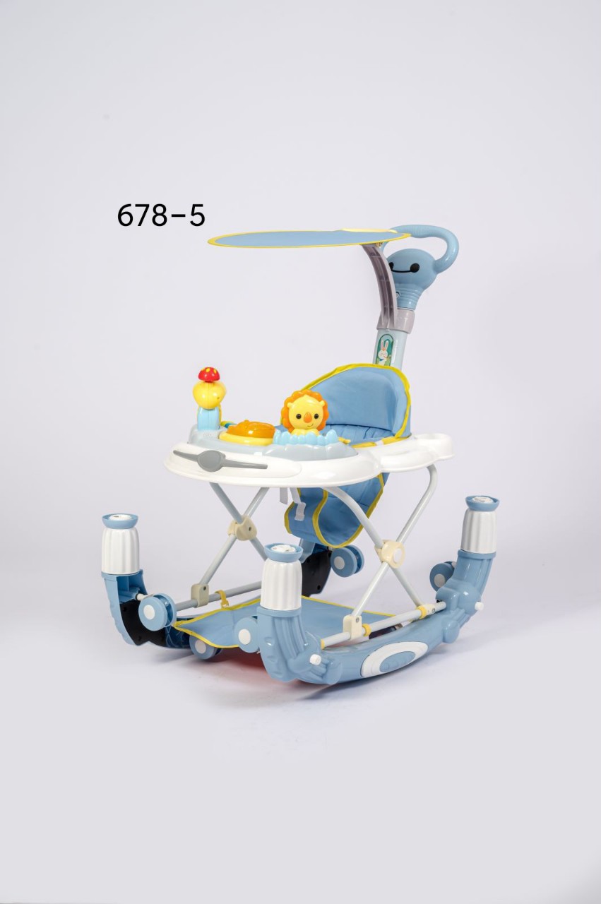 Caminata para bebés, piernas anti-o-multifunción, anti-caída, anti-vuelco, se puede montar en un cochecito, caballo de balancín variable al por mayor