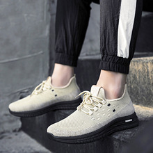 鞋子男款春夏飞织男鞋系带轻便运动休闲鞋男士外贸潮鞋厂批发透气