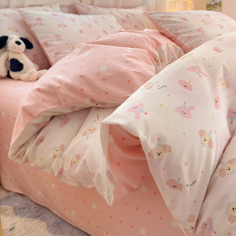 Funda de edredón de algodón de una sola pieza 2024 nueva sábana de algodón cubierta de edredón individual 150x200x230 sábana