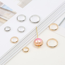 黄铜材质头饰发簪包珠扣 diy手工制作耳环发饰手串饰品配件批发