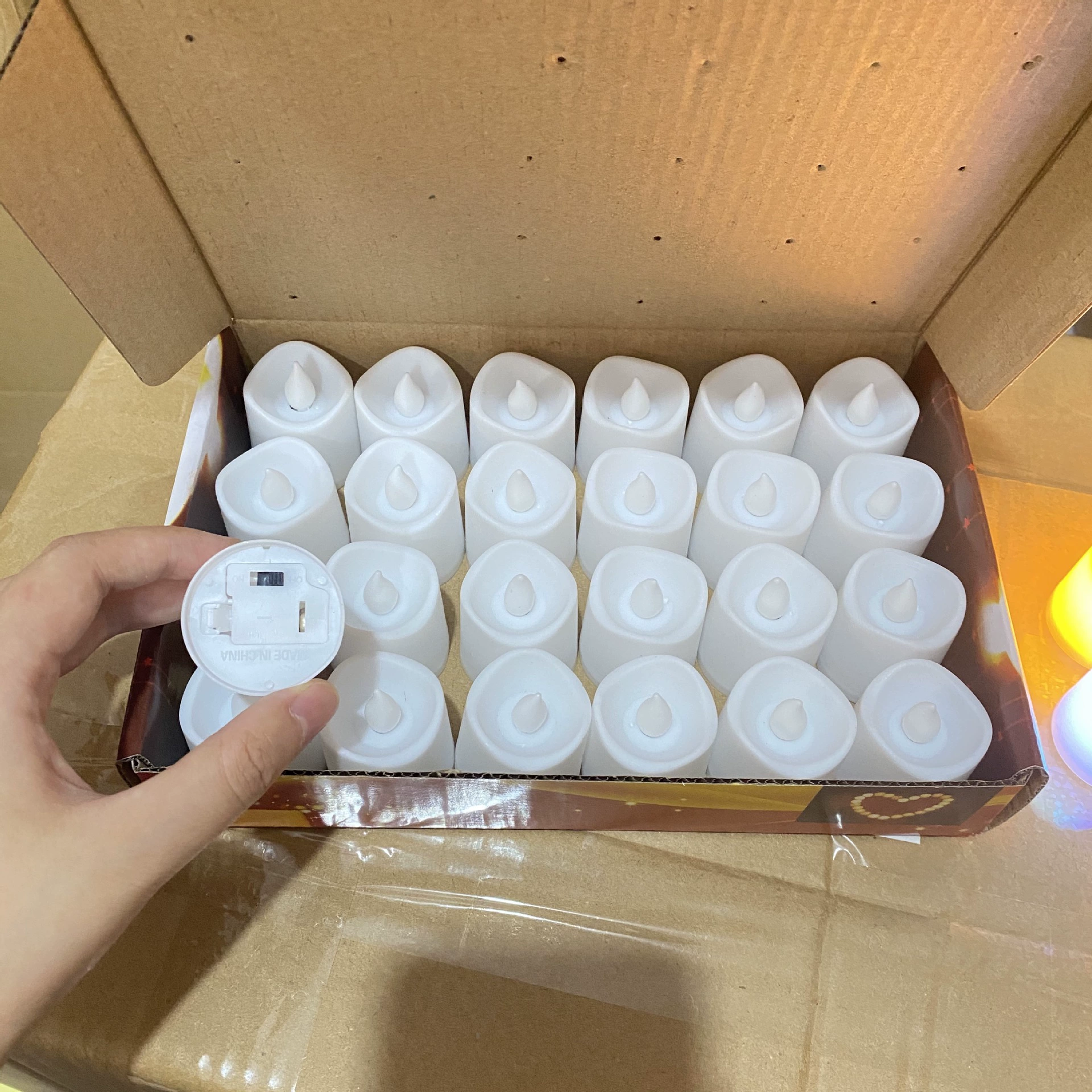 Светодиодная Электронная свеча световая волна рот креативное украшение для дня рождения Хэллоуин Свеча Оптовая Продажа