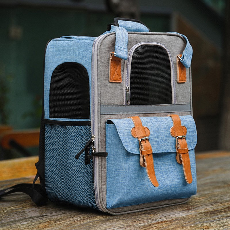 Gato bolsa portátil de gran capacidad para mascotas mochila gato bolsa de perro mochila gato mochila bolsa de baño