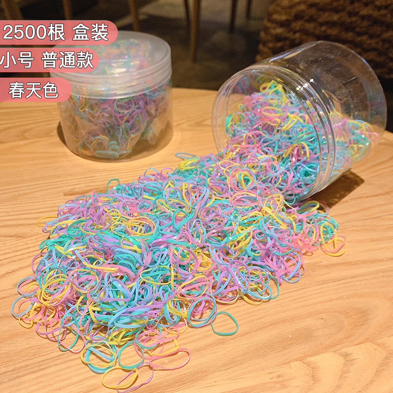 Pequeña banda de goma disponible negra para las mujeres, alta banda de goma elástico y durable, Banda del pelo, Banda del pelo para las muchachas