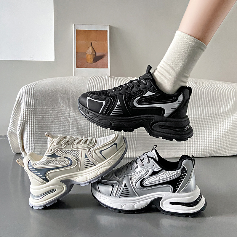 Instagram scarpe coreane per nuovo papà donna 2024 scarpe da corsa sportive per studenti primavera scarpe casual da donna scarpe con suola spessa_voghion.com