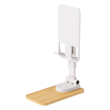 Inventario de bambú y madera soporte de teléfono móvil de escritorio creativo de rotación elevación plegable impresión de transmisión en vivo marco de soporte de logotipo MSD007