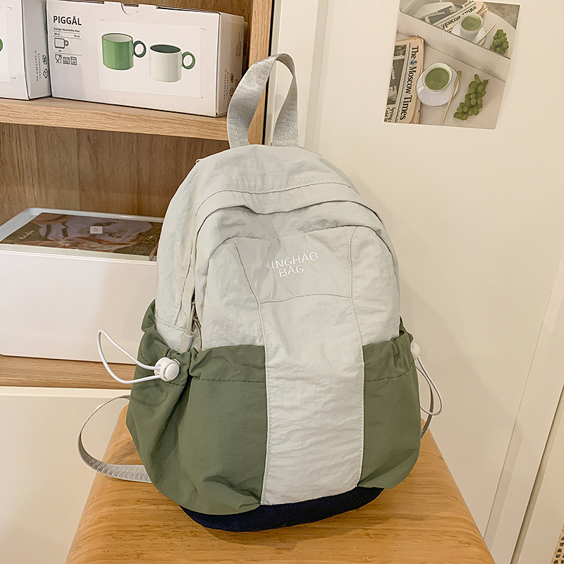韓国系の新型の衝突色のかわいいリュックサックの女性は簡単に旅行のリュックサックの中学生の小学生のカバンをつなぎ合わせます。|undefined