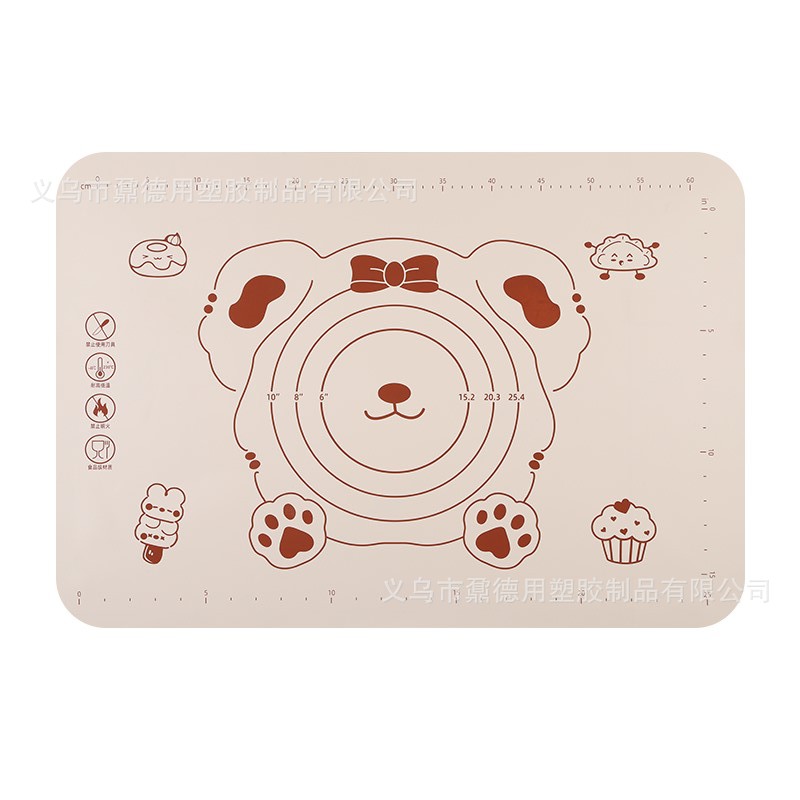 Food Grade Silicone Mat Panel Large Kneading Mat Thickeneded Dough Mat Chopping Board Kitchen Supplies Baking Rolling Tool