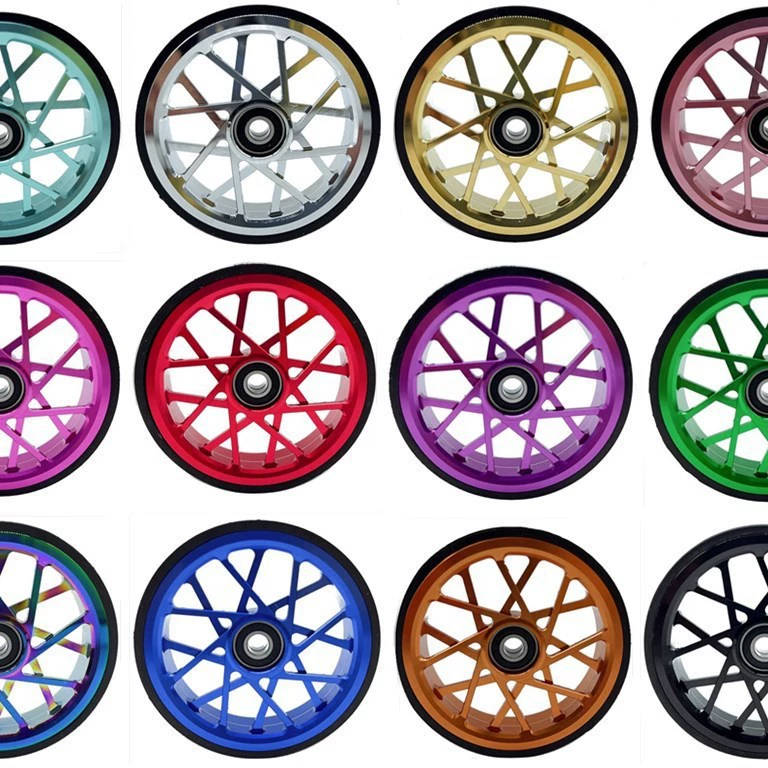 Используется для маленькой ткани birdy полые двойные плавные колеса и широкие версии для продвижения колеса из алюминиевого сплава с двойным подшипником