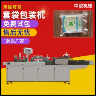 定制款真空保鲜给袋式包装机食品单双推套袋机河粉米粉二次包装机