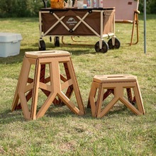 戶外便攜折疊凳子露營手提馬扎塑料凳兒童小矮凳換鞋凳方凳釣魚凳