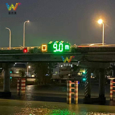 维的美航道净高水位屏 航标警示信号灯 河道安全外壳led标志牌