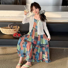 女童夏日防晒衣2025新款初中生女孩透气薄款外套女大童夏款防晒服