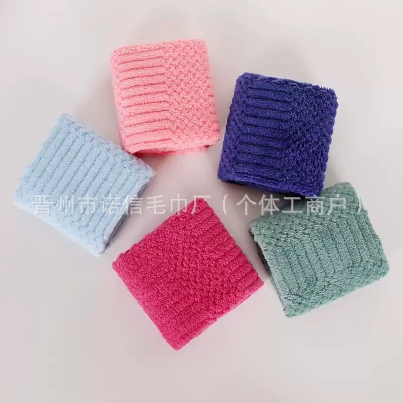 吉祥格方巾亲肤柔软不掉色家用抹布洗碗布吸水毛巾百洁布