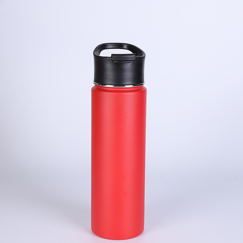 Botella de Agua Deportiva de Gran Capacidad con Aislamiento al Vacío de Doble Capa de Acero Inoxidable de 22 oz, Portátil para Exteriores y Montañismo