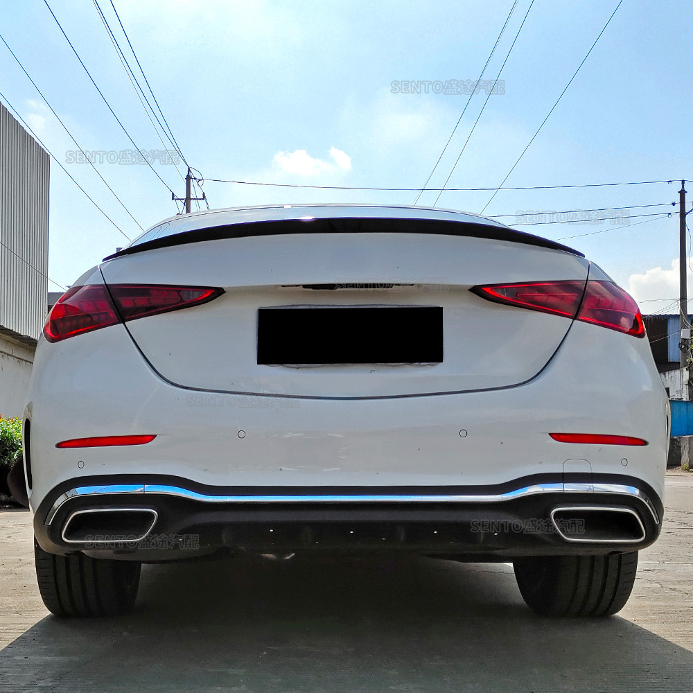 Suitable for Mercedes-Benz 2022 New C- Class W206 modified tail C200 C260 rear spoiler constant wind wing pressure wing