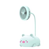 Летний мультяшный маленький универсальный настольный вентилятор для школьников