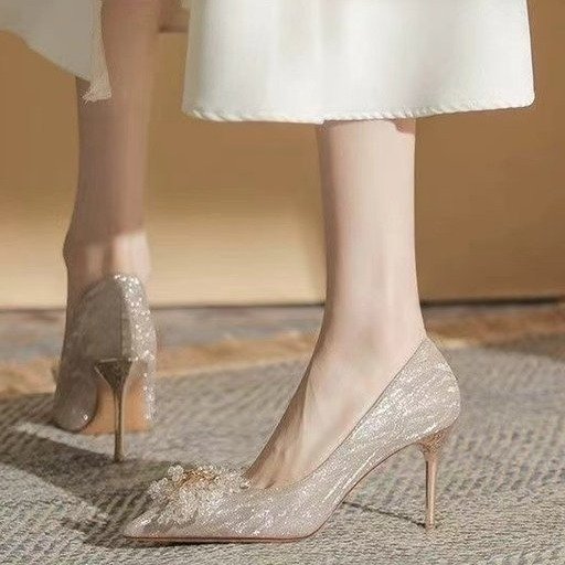 Stiletto heels for bride