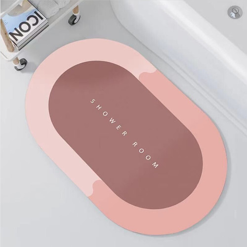 Diatom mud soft floor mat diatomaceous earth absorbent foot mat quick-drying home bathroom bathroom non-slip mat entry door mat
