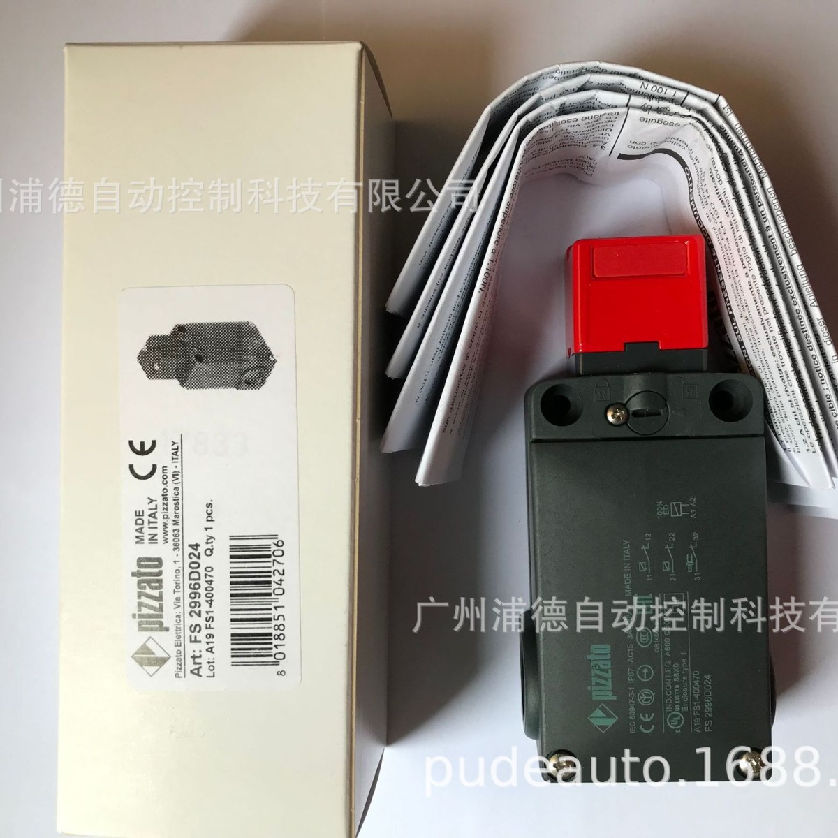 FS 2996D024-F7M2安全开关Pizzato elettrica