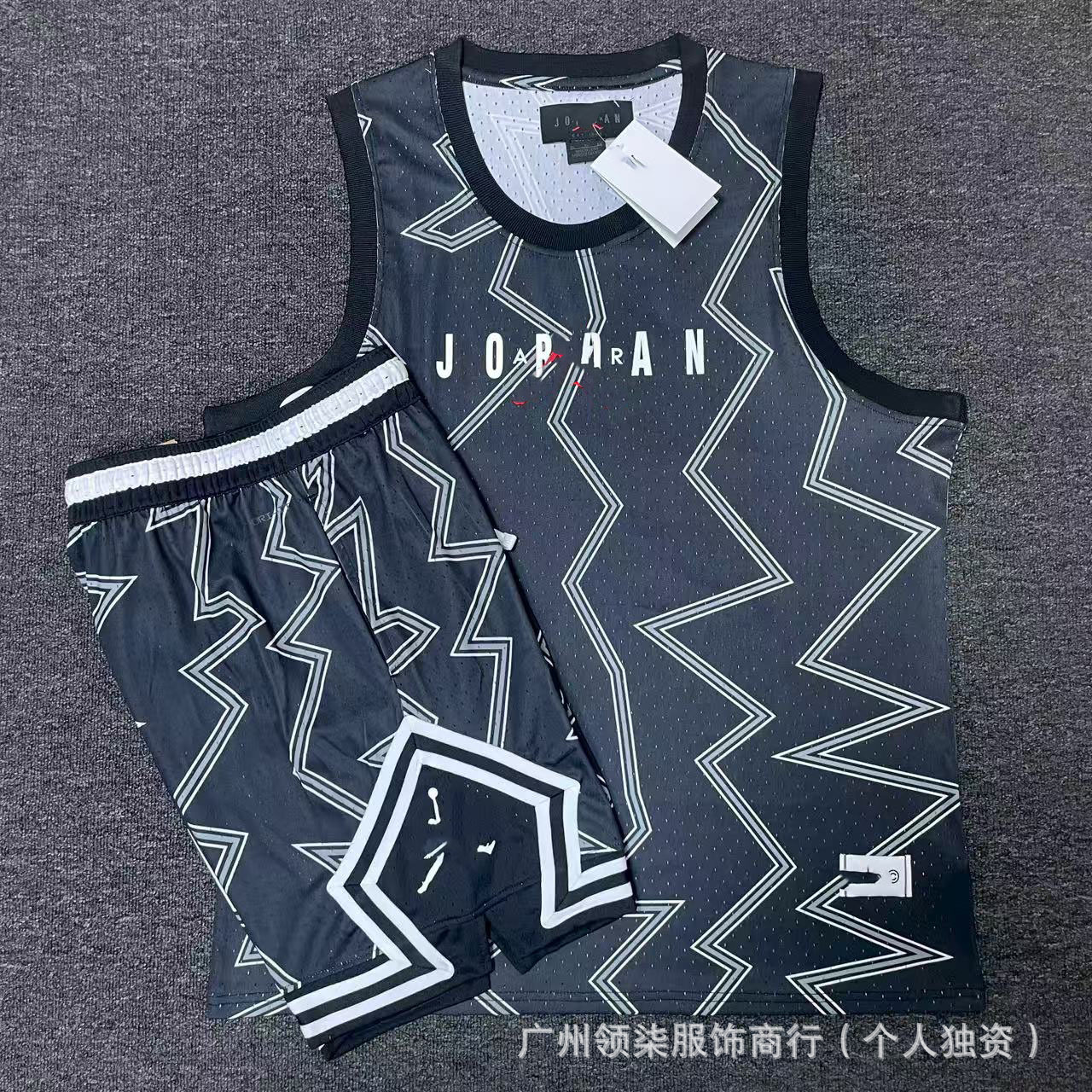 Nuevo chaleco de baloncesto deportivo Flying Man más pantalones cortos secado rápido transpirable relajado diario ocio correr chaleco deportivo image 20