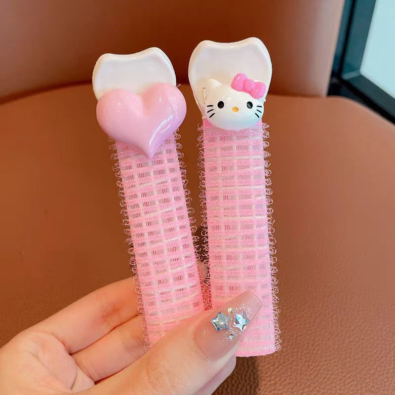 前髪ふんわり神器髪根っこふんわりクリップ頭上ヘアクリップサンリオ固定無痕怠け者定型カール女性|undefined