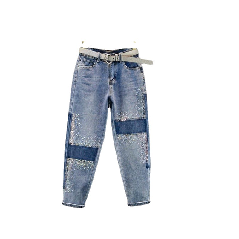 A8141 750K QUẦN NỮ YILENAI MÙA XUÂN THU ĐÔNG PHONG CÁCH HÀN QUỐC THỜI TRANG NỮ JEAN BÒ G02 SẢN PHẨM MỚI