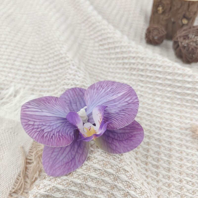 胡蝶蘭の花の頭のかんざしの花のカチューシャの髪飾りの服の靴の装飾の材料の部品のシミュレーションの花の頭の花|undefined