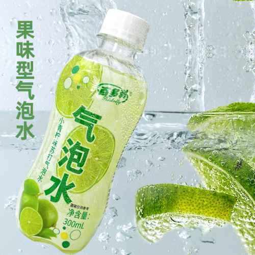 Little lime sparkling water 300ml 0 calories 0 fat sugar-free lemon flavor internet celebrity summer drink manufacturer wholesale/dropshipping