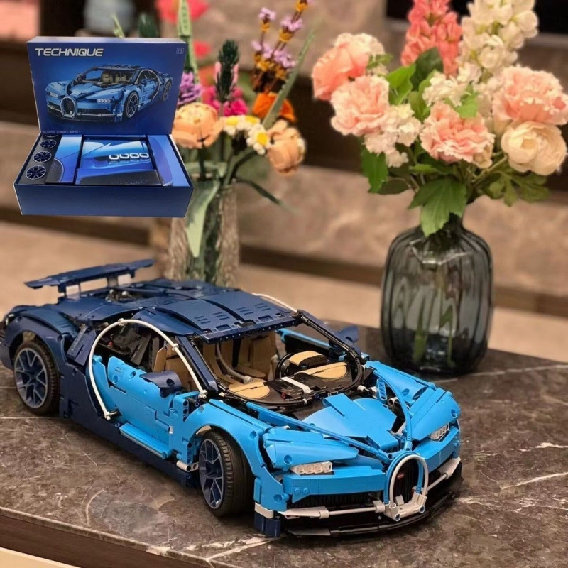 レゴブガッティヴェイロンビルディングブロックスポーツカー大人の難しい組み立て男の子のおもちゃの車と互換性があります。|undefined