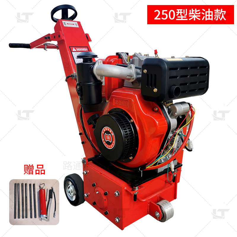 Pequeña máquina de molienda de pavimento para eliminar hormigón, carretera de asfalto y asfalto de resina epoxi