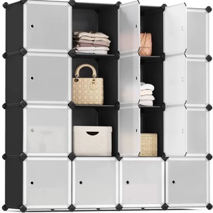 Simple Wardrobe Storage Cabinet Assembly and Disassembly Children's Adult Bedroom Plastic Magic Piece Simple Wardrobe