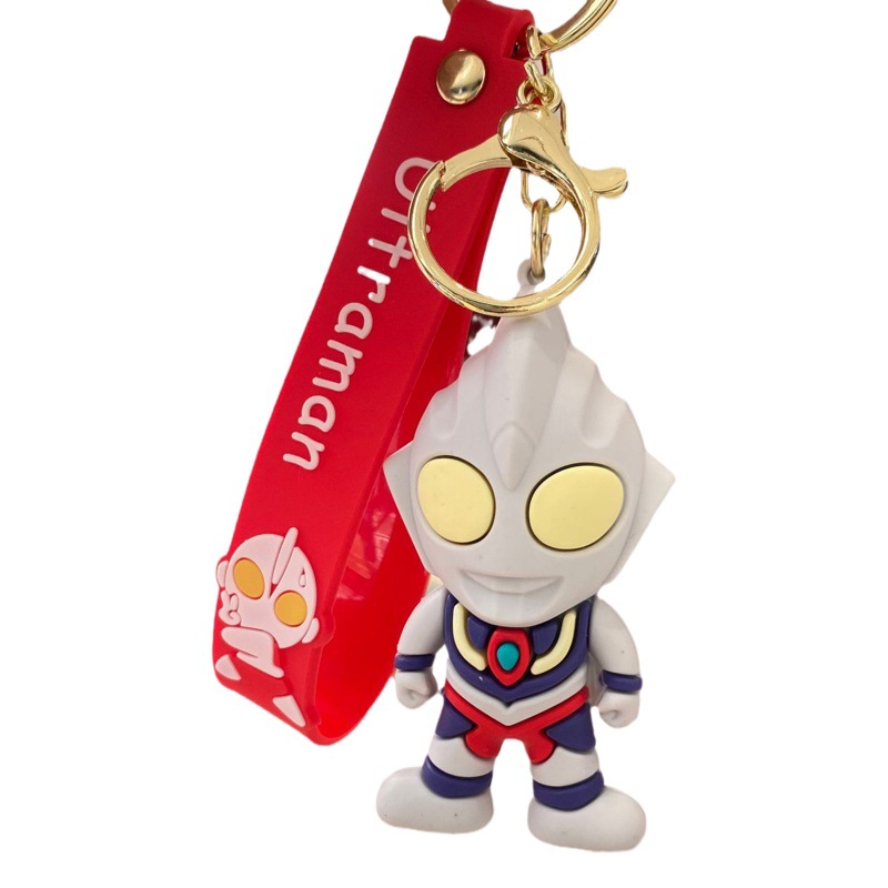 Transfronterizo Ultraman llavero muñeca Ultraman familia colgante adornos mochila coche llavero pequeño regalo al por mayor