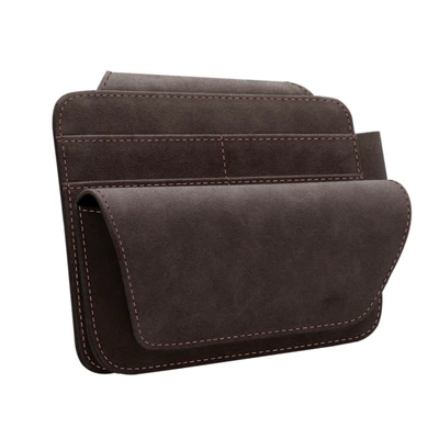Car Glasses Clip/Bill Clip detachable storage clip multifunctional car - brown