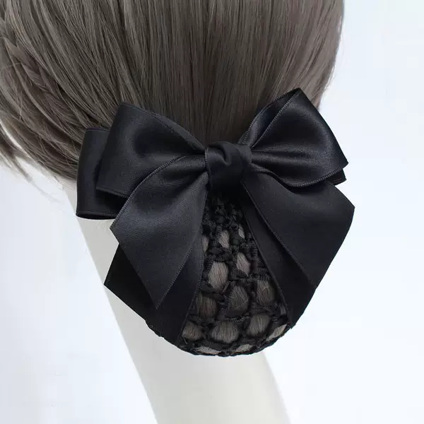 Women's professional nurse hairnet, flight attendant updo hair accessory, 2024 new high-end headwear, bank hair accessory