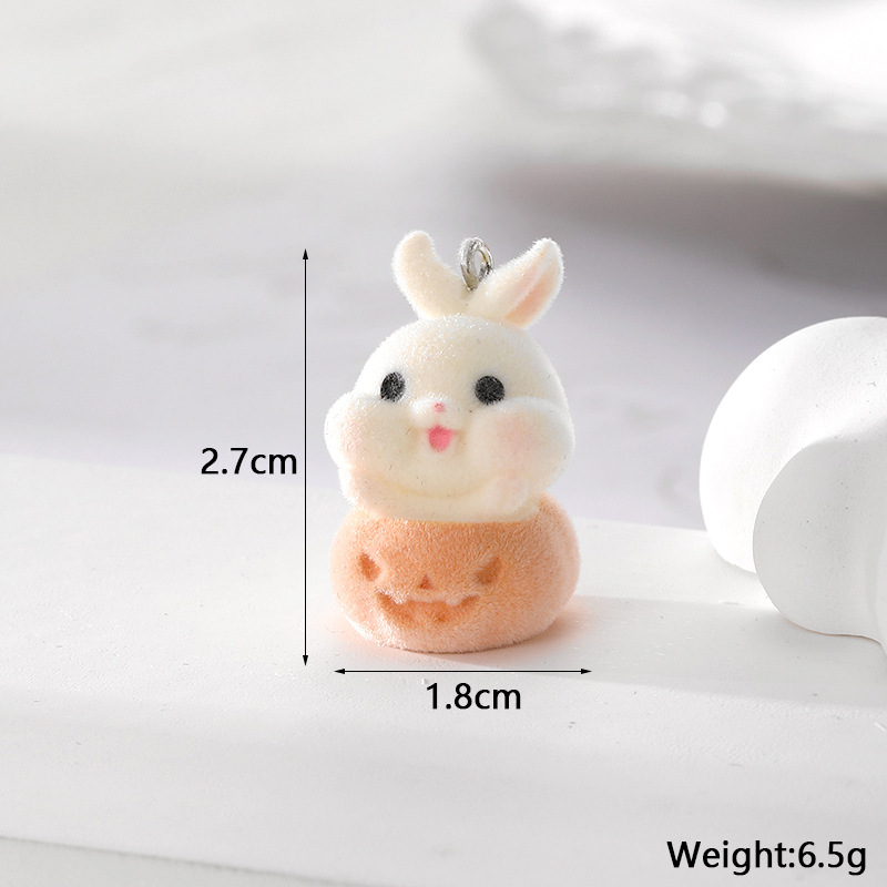 100g Weight Pendant Jewelry Making Type DIY Jewelry Accessories Classification 10 PCS/Package Quantity Flocking Material Christmas Festival Snowman Pattern Epoxy Design Cartoon Style Style 10 PCS/Package Flocking Snowman Pendant 2