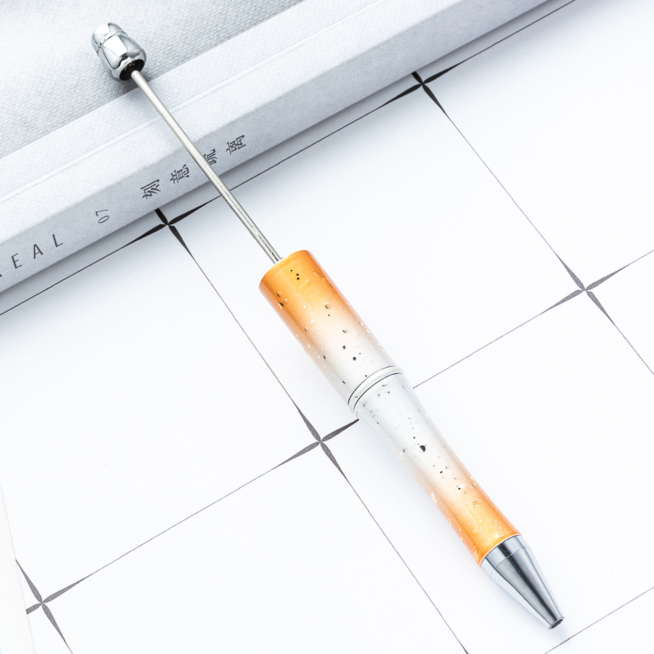 Diy Star Bead Pen creativo galvanizado UV Bead Pen estrella sequin gradiente Bead Pen al por mayor