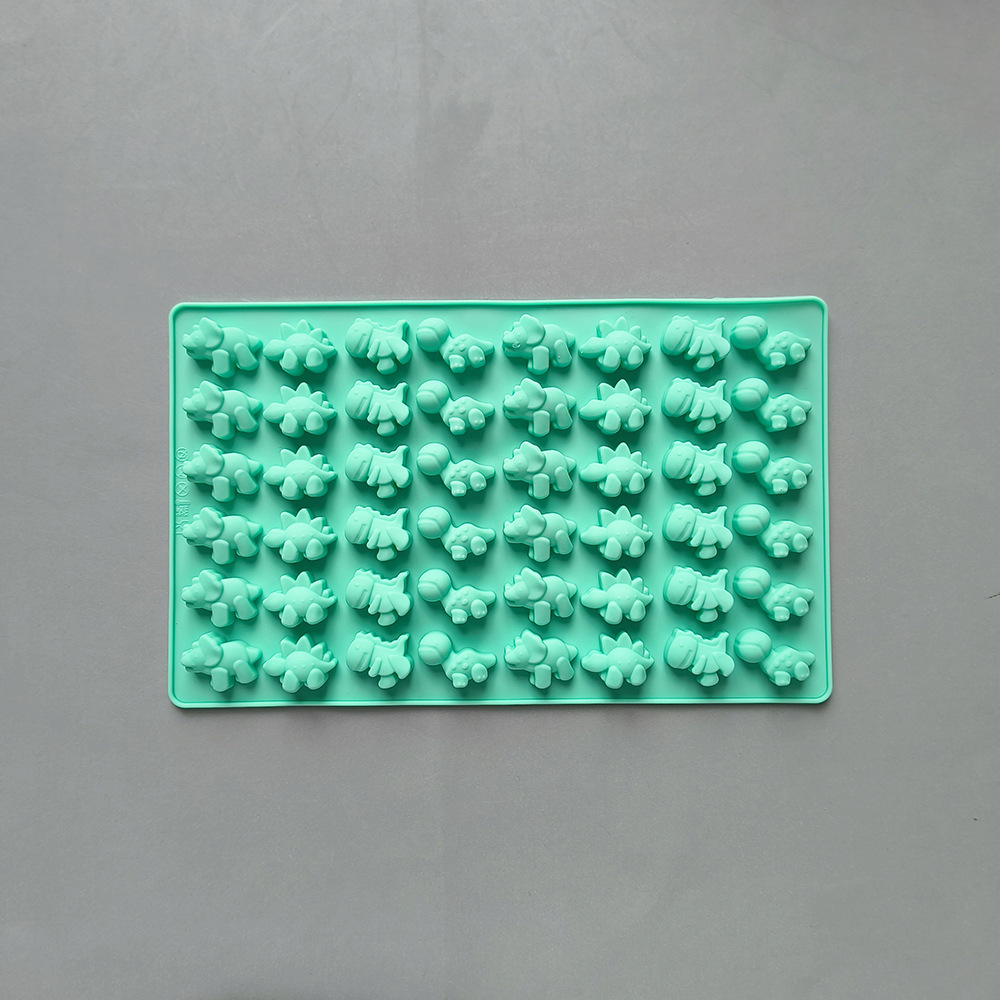 48 incluso pequeño dinosaurio 132 molde de silicona de caramelo DIY caramelo chocolate galleta pastel decoración plug-in