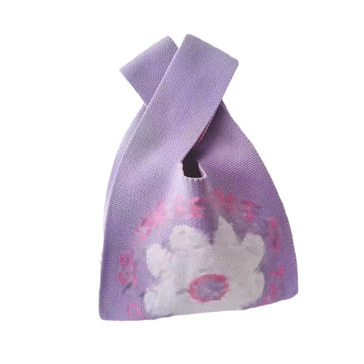 Cute capacious lunch box bag, Birthday gift, flowered