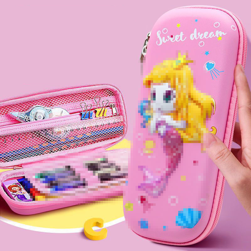 Dibujos animados astronauta EVA lápiz caso INS de dibujos animados Tridimensional resistente a la caída 3D caja de lápiz de gran capacidad caja de lápiz de estudiante caja de papelería