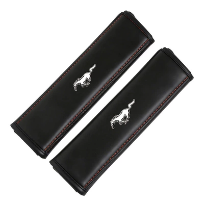 Seat belt shoulder pad – Strangulation Soft Anti-Abrasion Clothing Universal - double-line-shoulder-pads-mustang