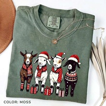 M 40488 Goat Lover Christmas Hoodie ɽ��ۺ����l�� �羳���l