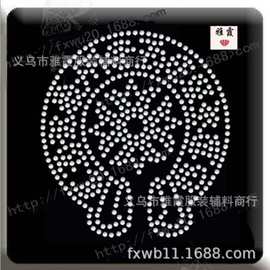 义乌厂家供应鞋帽烫钻烫图 潮牌烫钻图案烫石刺绣烫金水钻