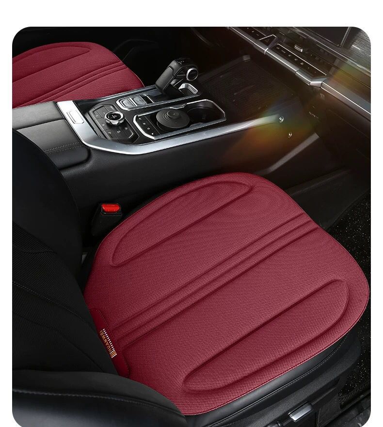 Car Seat Cushion Linen Four Seasons Universal Latex Non-Slip