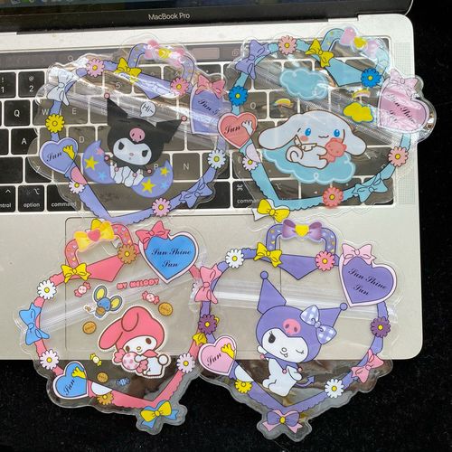 Love lace cute Sanrio cartoon storage bag school supplies storage small gift bag packaging stationery storage