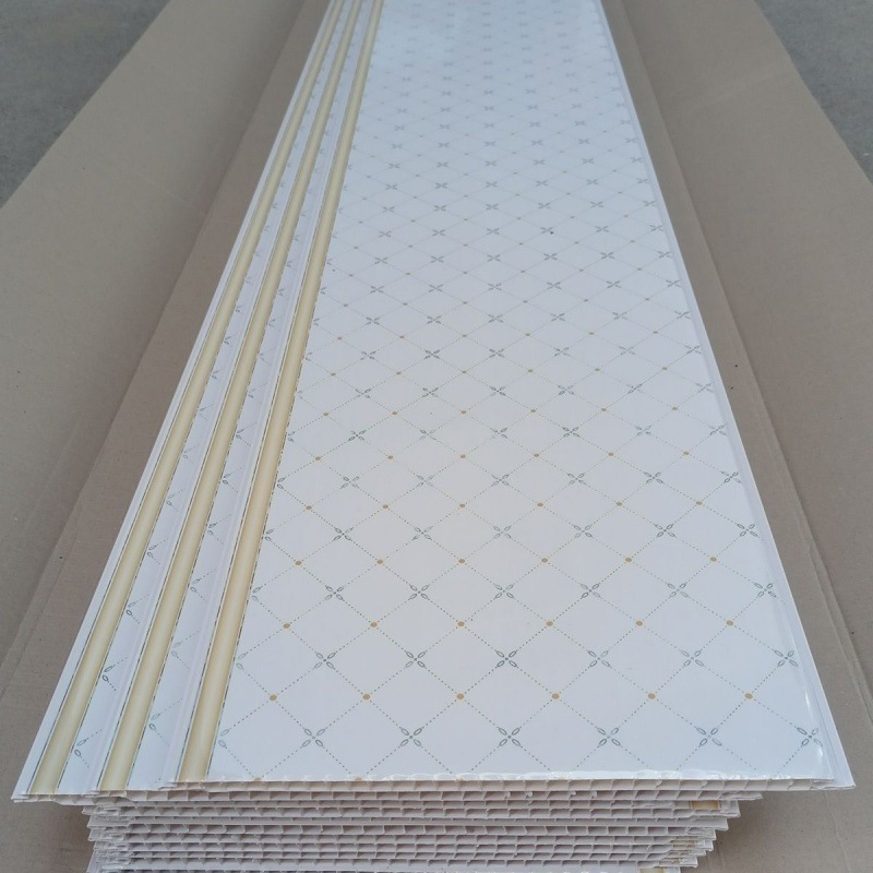 PVC tira larga de plástico fuelle de techo de plástico techo de goma cocido techo sala de estar dormitorio baño material de decoración 30cm