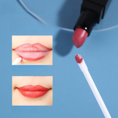 拉美拉 一次性唇刷50支裝 植絨pp唇棒實心唇彩刷 B0517口紅化妝刷