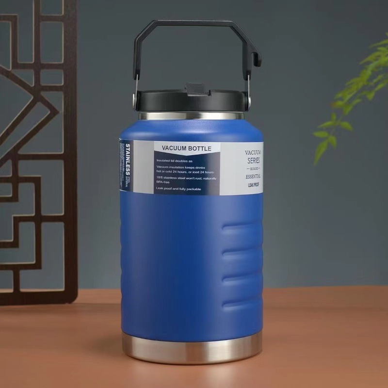 Amazon 大容量ポータブル魔法瓶カップ 304 ステンレス鋼魔法瓶カップ屋外登山スポーツウォーターボトル|undefined