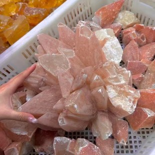 Girly Pink~Red Calcite Crystal Cluster, Rare Variety~